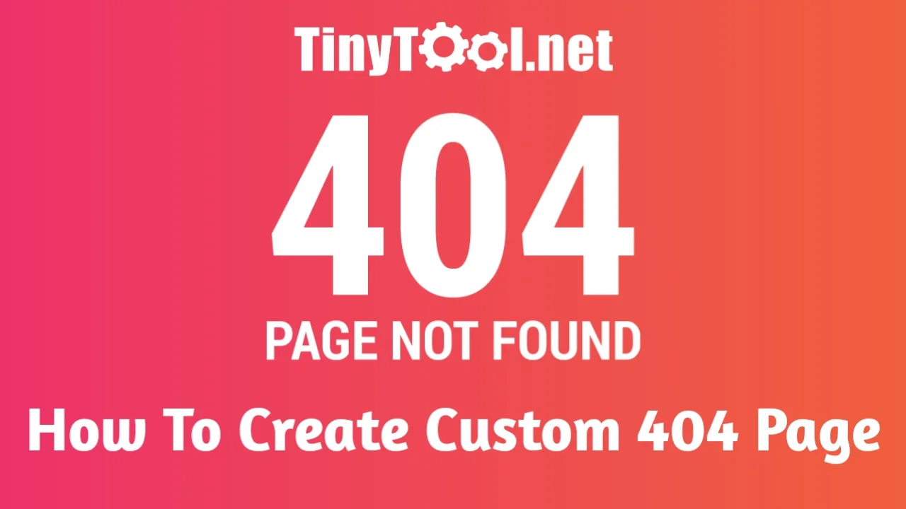 How To Create Custom 404 Error Page in HTML/PHP Using .htaccess