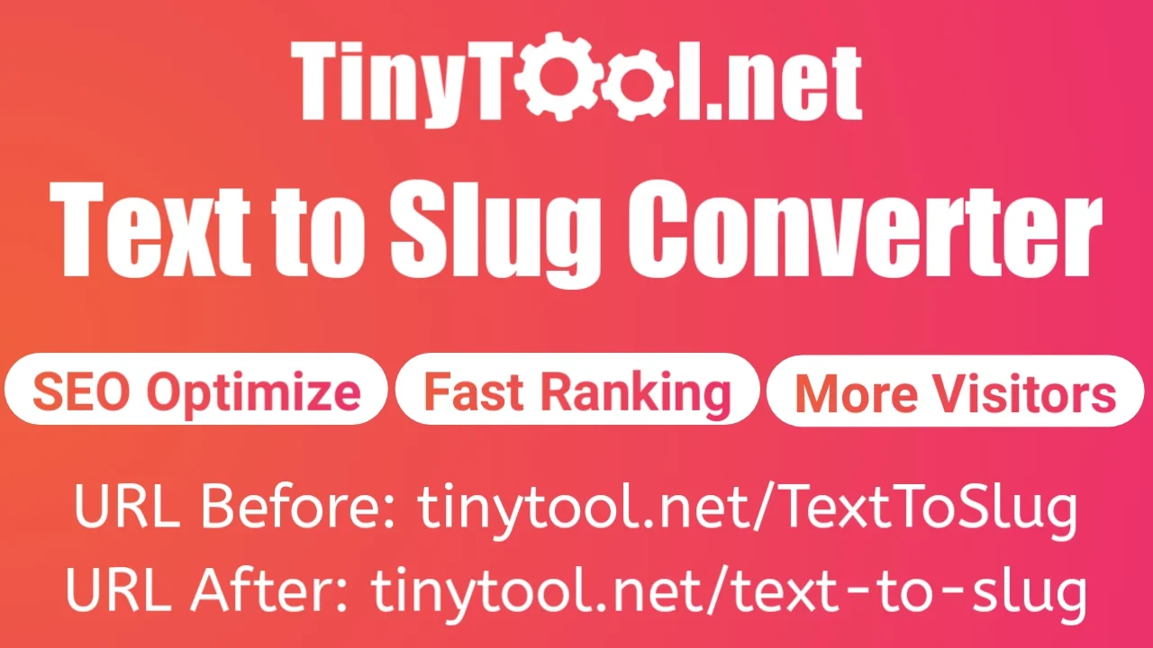 Convertisseur de texte en slug